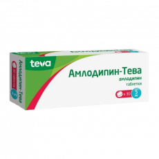 Амлодипин-Тева 5 мг N30 таблетки