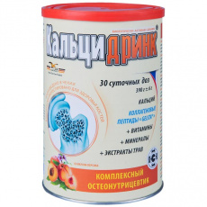 Кальцидринк пор. персик 390г
