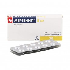Мертенил 5 мг N30 таблетки