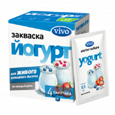 Виво закваска бактериальная йогурт vivo 0,5г №4