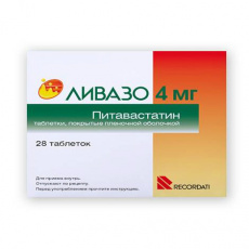 Ливазо 4 мг N28 таблетки
