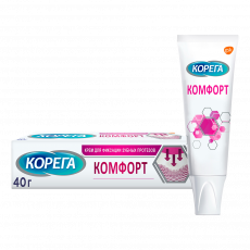 Корега крем для фиксации зубных протезов Комфорт 40мл