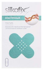 Пластырь бактерицидный Силкофикс Ag эласт ткан стандарт 1,9х7,2см №20