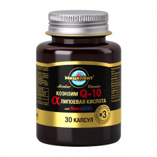 Мицеллированный коэнзим Q10 с альфа-липоевой кислотой капс. 1080мг №30