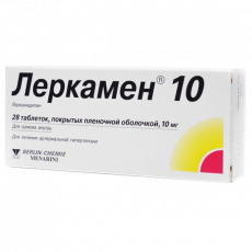 Леркамен 10 мг N28 таблетки