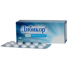 Дибикор 250 мг N60 таблетки