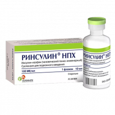 Ринсулин НПХ сусп. п/к 100МЕ/мл 10мл №1