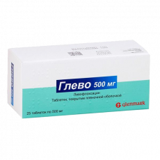 Глево таб. п.п.о. 500мг №25