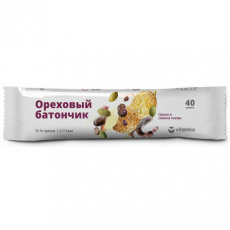 Витатека Батончик-мюсли орех с тыквицей с витамином С 40 г