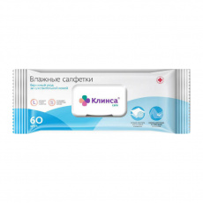 Клинса Влажные салфетки для больничной гигиены с клапаном N60