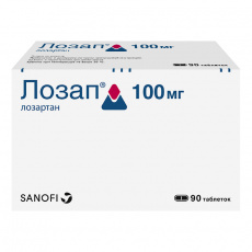 Лозап 100 мг N90 таблетки