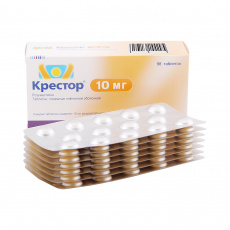 Крестор 10 мг N98 таблетки