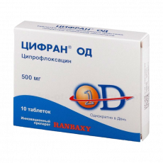 Цифран ОД 500 мг N10 таблетки