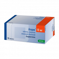Аторис 10 мг N90 таблетки