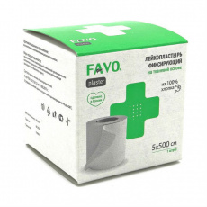 Пластырь фиксирующий фаво/favo ткан 5х500см