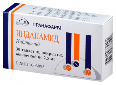Индапамид таб. п.о 2,5мг №30