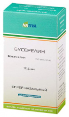 Бусерелин 15% 17,5 мл спрей назальный