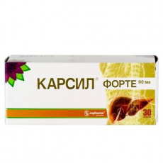 Карсил Форте 90 мг N30 капсулы