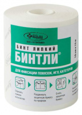 Бинт липкий Бинтли-М 10х1500 см