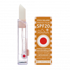 Бельведер Солнцезащитная увлажняющая с витамином Е SPF20 помада 4 г