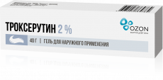 Троксерутин 2% 40 г гель для наружного применения