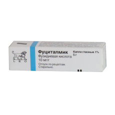 Фуциталмик 1% 5 мл капли глазные