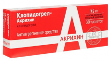 Клопидогрел-Акрихин таб. п.п.о. 75мг №30