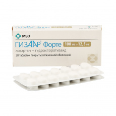 Гизаар Форте N28 таблетки