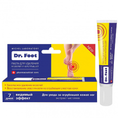 Др фут/dr foot паста д/удаления натоптышей 20мл