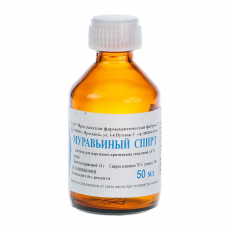 Муравьиный спирт 1,4% 50 мл раствор