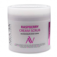 Аравиа/aravia laboratories крем-скраб д/тела малиновый raspberry cream scrub 300мл