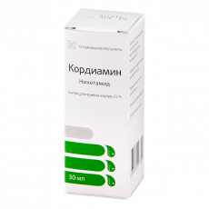 Кордиамин 25% 30 мл капли для приема внутрь