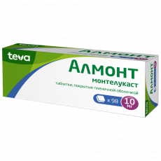 Алмонт 10 мг N98 таблетки