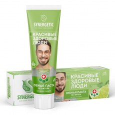 Синергетик/synergetic з/паста активная защита лайм-мята 100г