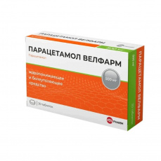 Парацетамол Велфарм таб. 500мг №30