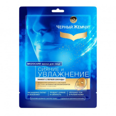 Черный жемчуг маска д/лица тканевая сияние-увлажнение 22,4г