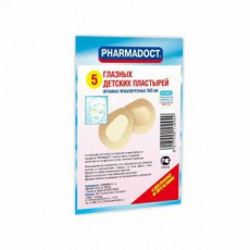 Пластырь Фармадокт глазной 6х5см N10  (неткан гипоаллерг)
