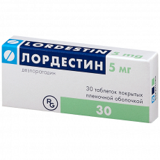 Лордестин 5 мг N30 таблетки