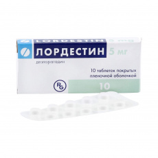 Лордестин 5 мг N10 таблетки