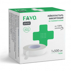 Пластырь фиксирующий фаво/favo ткан 1х500см