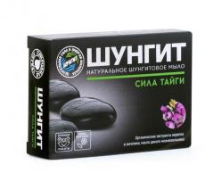 Природная аптека мыло шунгитовое сила тайги 100г