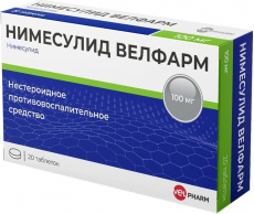 Нимесулид Велфарм таб. 100мг №30
