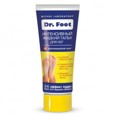Др фут/dr foot тальк жидкий интенсивный д/ног 75мл