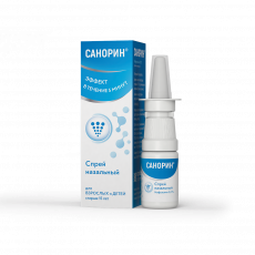 Санорин 0,1% 10 мл спрей назальный