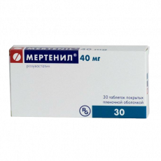 Мертенил 40 мг N30 таблетки