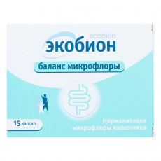 Экобион баланс микрофлоры капсулы N15