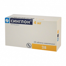 Синглон таб. жев. 4мг №28