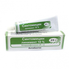 Синтомицин линимент 10% 25г №1