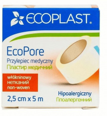 Пластырь Ecoplast фикс неткан ecopore 2,5х5см