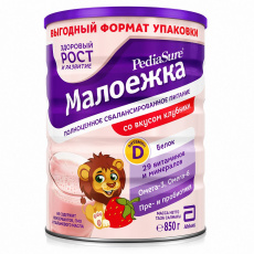 ДП Педиашур малоежка смесь сух. клубника 850г №1